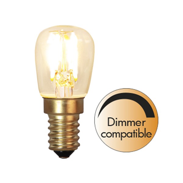 LED Leuchtmittel Filament GLOW - ST26 - E14 - 1,4W - warmweiss 2100K - 60lm - dimmbar
