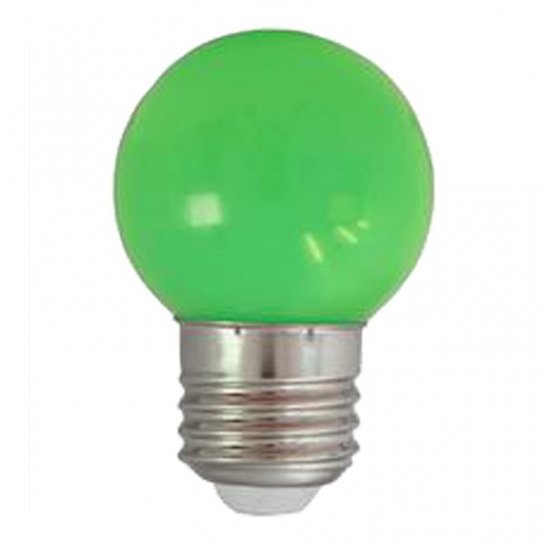 LED-Leuchtmittel | Heitronic | G45 - E27 | 1W | Grün