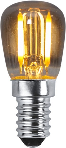 LED Leuchtmittel Filament GLOW - E14 - 1W - warmweiss 2100K - 30lm - smoked Glas