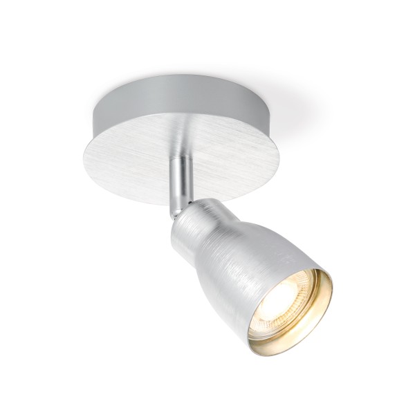 Deckenspot / Einzelstrahler ALBA aluminium - inkl. GU10 LED Leuchtmittel