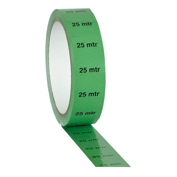 Stagetape / Markierungs-Tape - 25mm x 33,00m - Grün - "25 Meter"