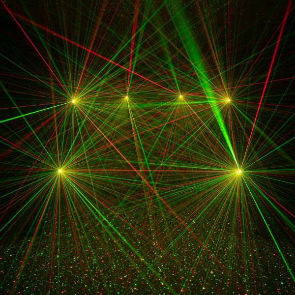 MULTI BALL Lichteffekt - LED + Lasereffet in einem - extrem raumfüllend