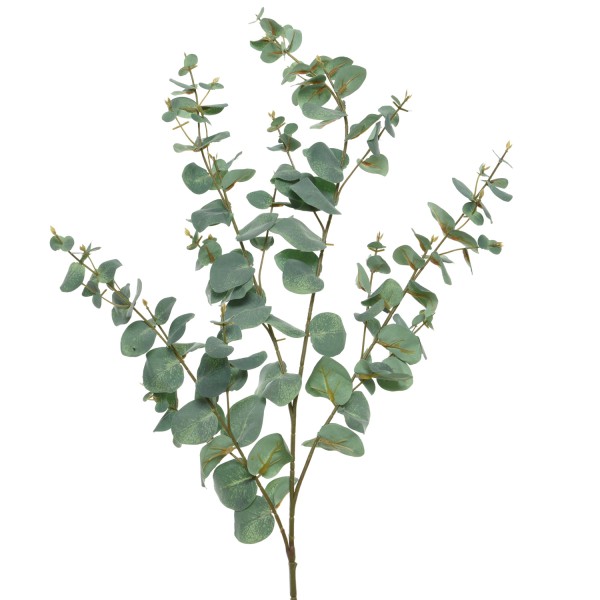 Zweig Eukalyptus - Dekozweig - Kunstpflanze - H: 1,18m - grün