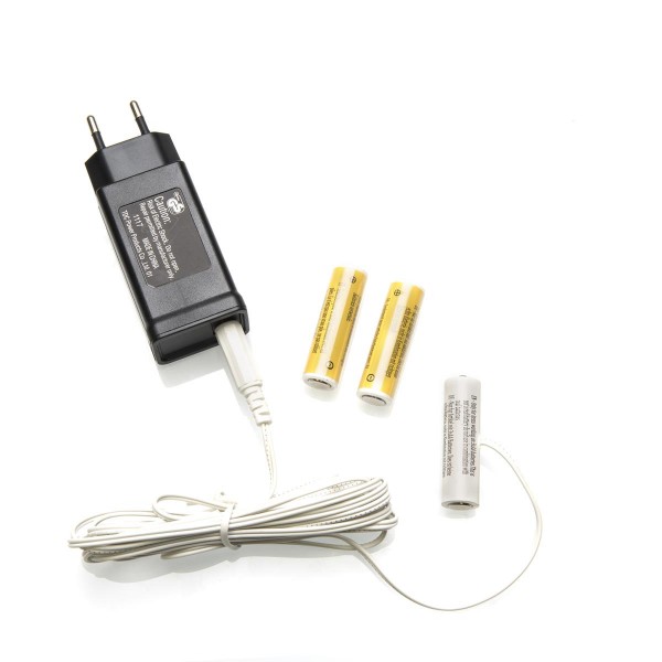 Netzadapter für Batterieartikel 3xAA - Batterie Eliminator - Ersetzt 2 Mignon Batterien - Innen