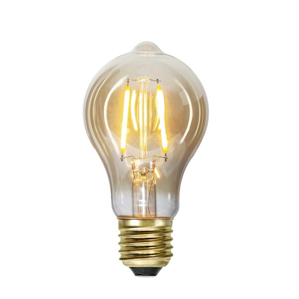 LED Leuchtmittel FILA GLOW A60 - Tropfenlampe E27 - 0,75W - ultra WW 2000K - 80lm - amber
