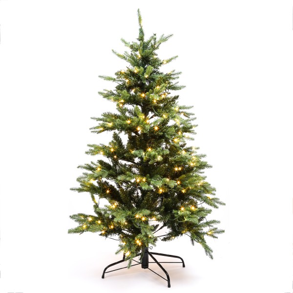 Künstlicher LED Weihnachtsbaum - Tannenbaum - 360 warmweiße LED - H: 180cm - 8 Funktionen