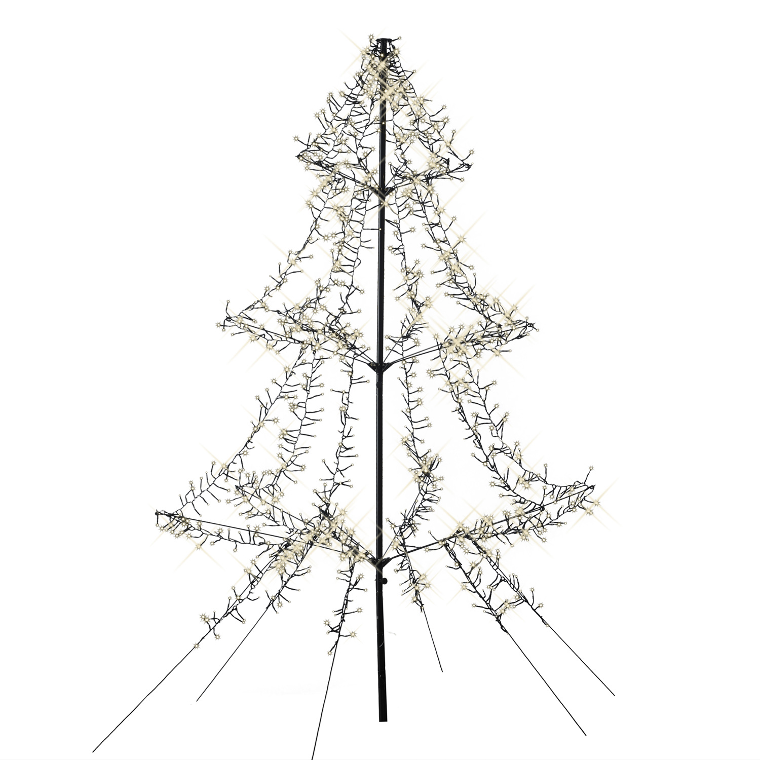B-Ware LED Lichterbaum - Weihnachtsbaum - 1200 LED - H: 2m
