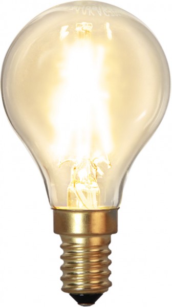 LED Leuchtmittel FILA GLOW - P45 - E14 - 1,5W - WW 2100K - 120lm - dimmbar