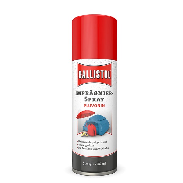 Ballistol PLUVONIN Imprägnierspray - Feuchtigkeits- und UV Schutz - Innen/Außen - 200ml - Spraydose