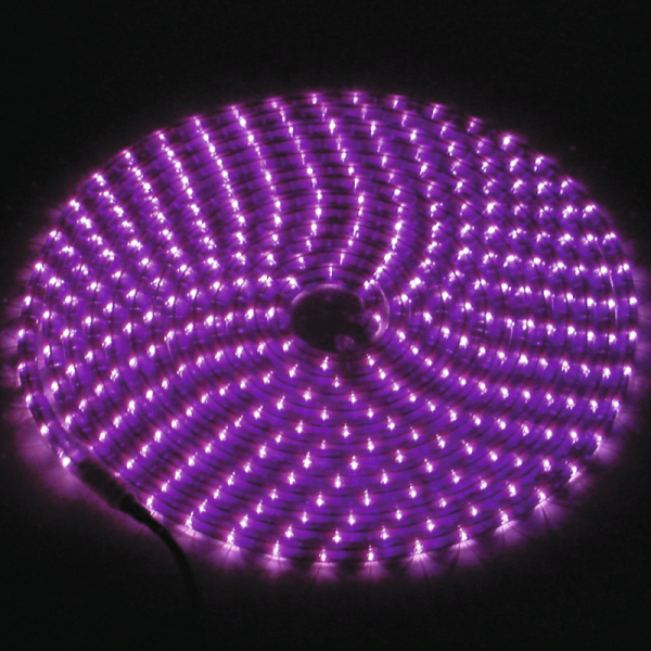 RUBBERLIGHT Lichtschlauch - Outdoor - RL1 - 180 Lampen - 5,00m - anschlussfertig - violett/pink