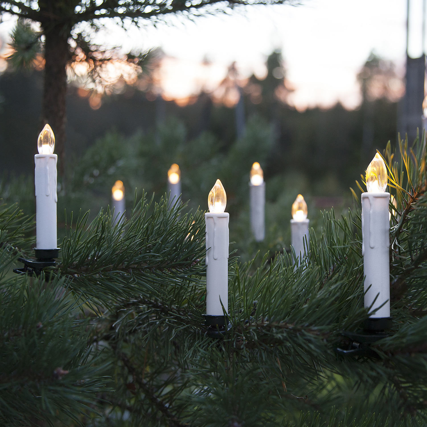 neu 10 LED-Kerzen ovp ohne Kabel Weihnachtskerzen mit Fernbedienung 