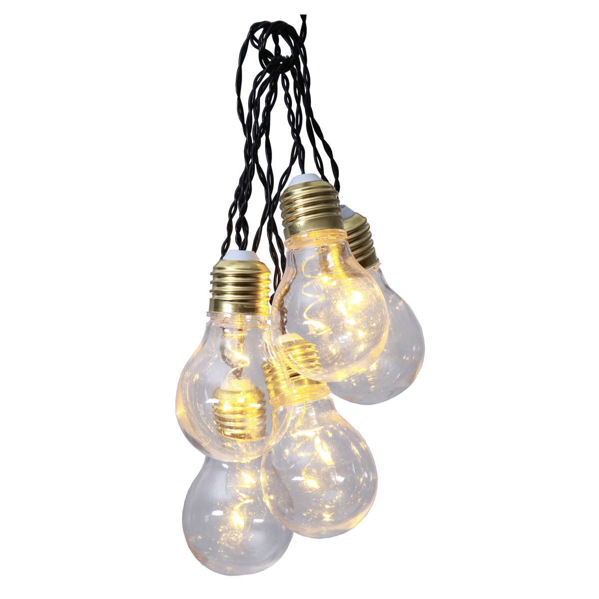 2x LED Zieh-Lampe Lila Glüh-Birne Zelt-Lampe Camping-Lampe Party-Lichterkette 