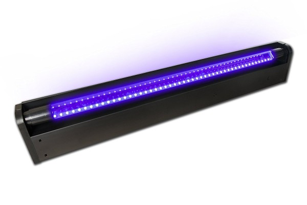 Schwarzlicht LED UV Röhre 60cm Komplettset 10W High Power Longlife Bruchsicher SATISFIRE®
