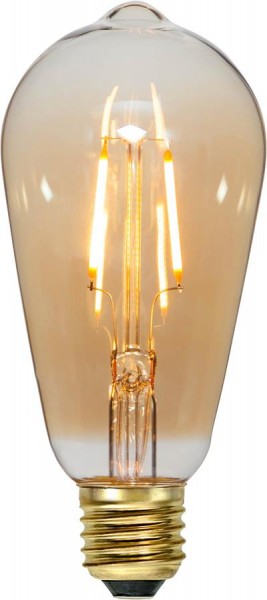 LED Leuchtmittel FILA GLOW ST64 - E27 - 0,75W - ultra-WW 2000K - 80lm - amber