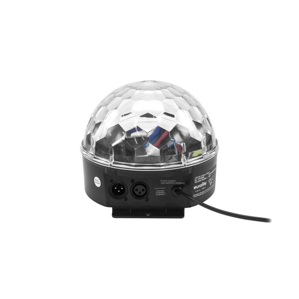 LED Kugel-Strahleneffekt BC-6 - 360° Raumeffekt ähnlich Spiegelkugel - 5farbig - langsam & schnell