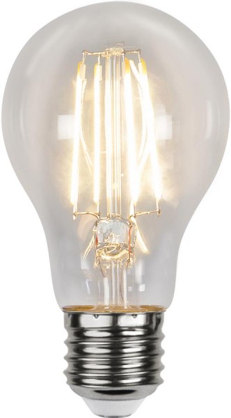 LED Tropfenlampe SENSOR-FILA A60 - E27 - 4,2W - warmweiss 2700K - 420lm - klar