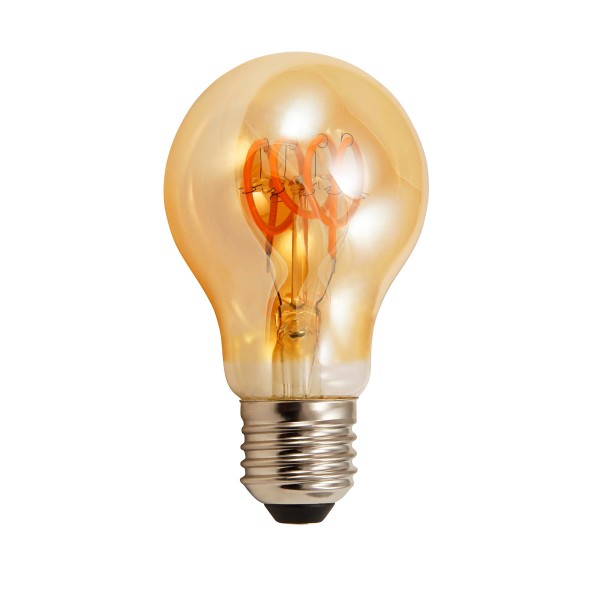 LED Tropfenlampe RETRO-GOLD-Filament - E27 - 4W - 280lm - 2200K