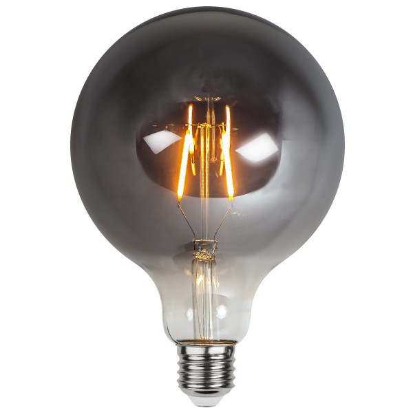 LED Leuchtmittel Filament GLOW G125 - Kugel - E27 - 1,8W - ultra-WW 2100K - 80lm - D: 125mm - smoked