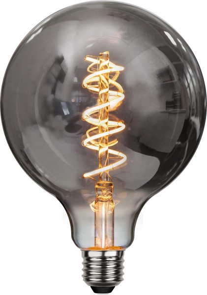 Leuchtmittel | LED | Filament | SPIRAL | E27 | Dimmbar | Kugel | D: 125mm | Smoked Glas