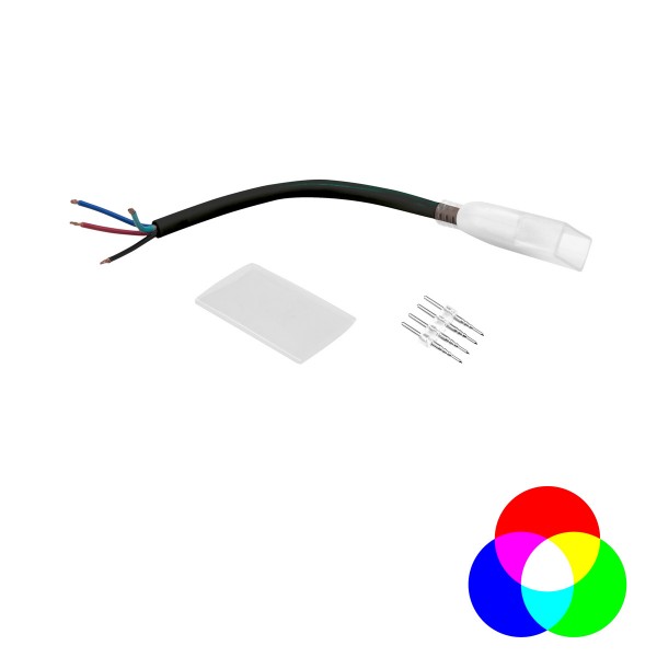 Anschlusskabel - LED NEON FLEX 230V Slim RGB - Anschlusskabel mit offenen Enden - Anschlusskit