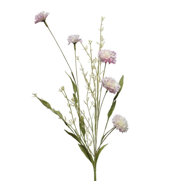 Wildblumen am Stiel - Blumenbündel - Wiesenblumen - Kunstblumen - H: 70cm - rosa