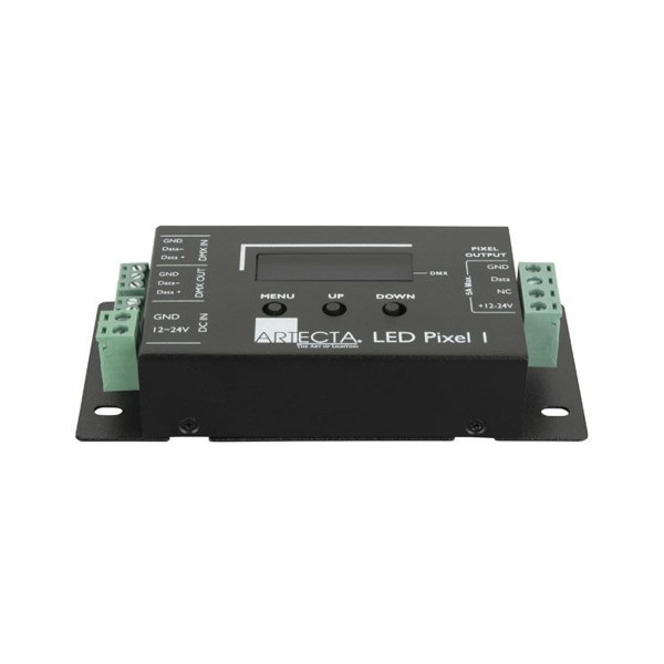 LED Pixel Controller 1 - LED PIXEL 1 - 12-24V - DMX zu SPI Konverter - Steuerung von LED Streifen