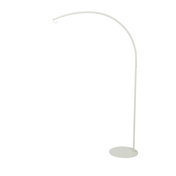 Lampenständer - Gestell für Lampenschirme und Leuchten - Lampenhalterung - gebogen - H: 2m - weiß