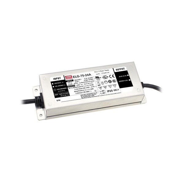 LED Netzteil / Treiber ELG-75-24DA-3Y - Dual Mode - Konstanspannung + Konstantstrom