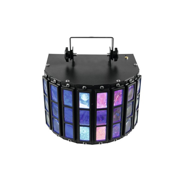 LED Strahleneffekt - kompakt und party-ready - 5 Farben, musikgesteuerte Beamshow MINI-D5