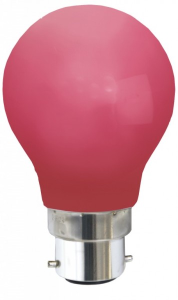 Decoline - LED Leuchtmittel - B22 - 0,7W LED - Rot